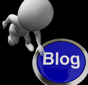 Blog Button For Blogger Or Blogging Websites