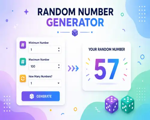 Random Number Generator tool interface