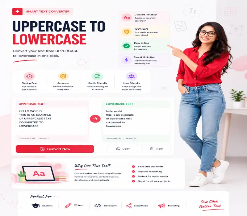 Convert Uppercase To Lowercase Tool