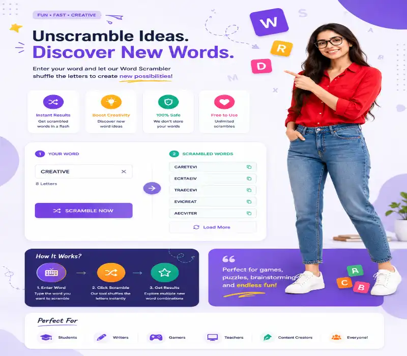 Scramble Words Cheater Tool
