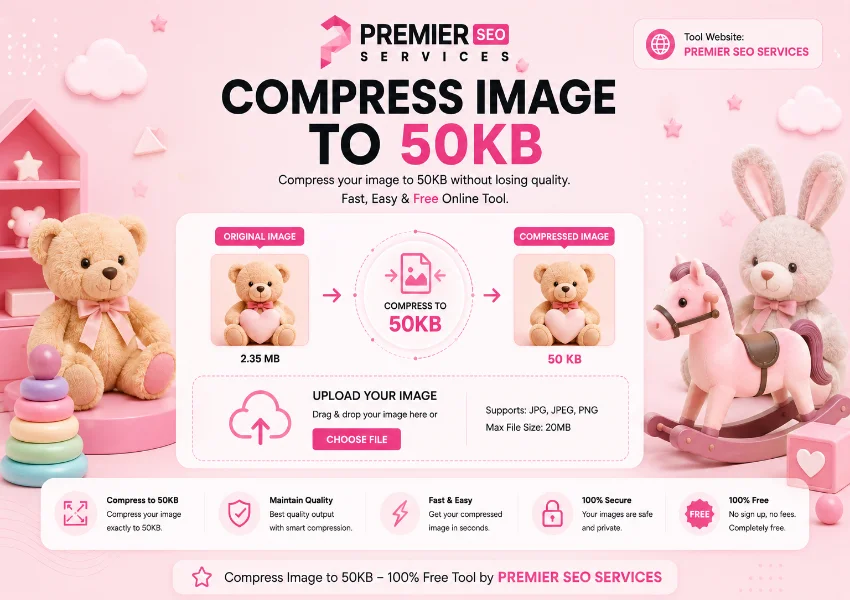 Compress Image to 50KB compress an image to 50kb tool