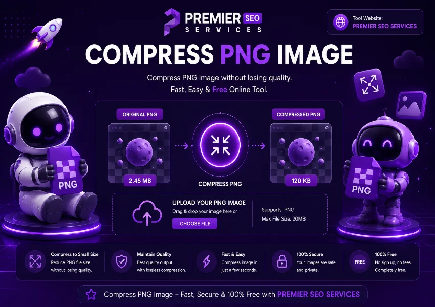 Compress PNG Image compress png images tool
