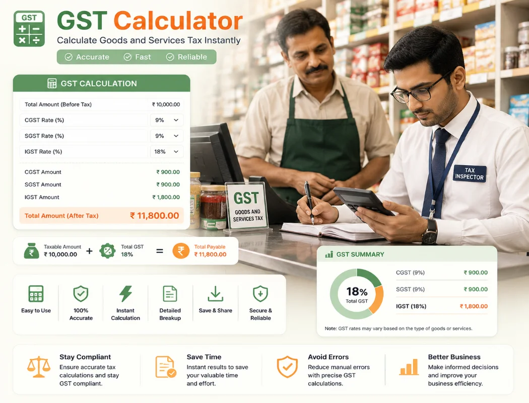 GST Calculator India tool