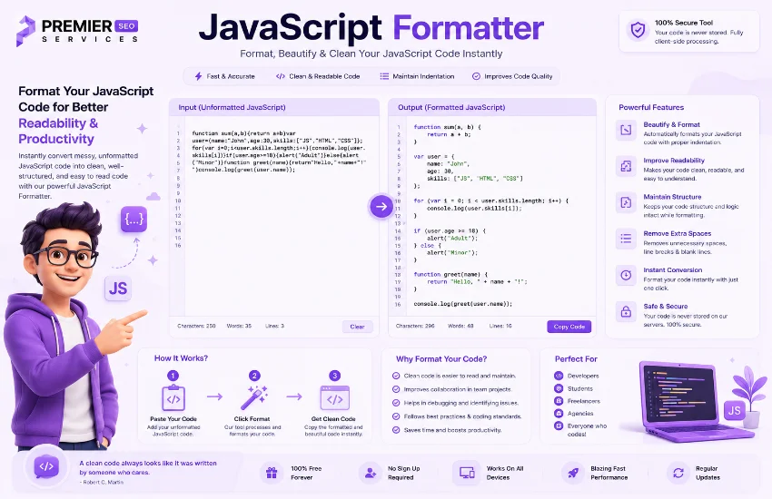 JavaScript Formatter