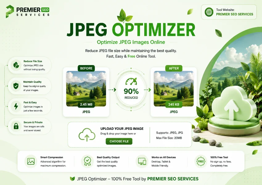 JPEG Optimizer optimize jpeg tool
