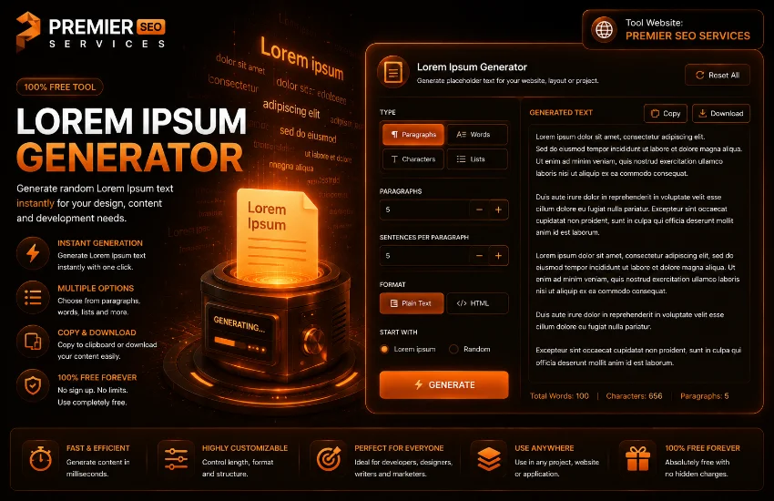 Lorem Ipsum Generator
