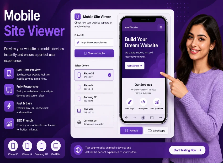 Mobile site viewer