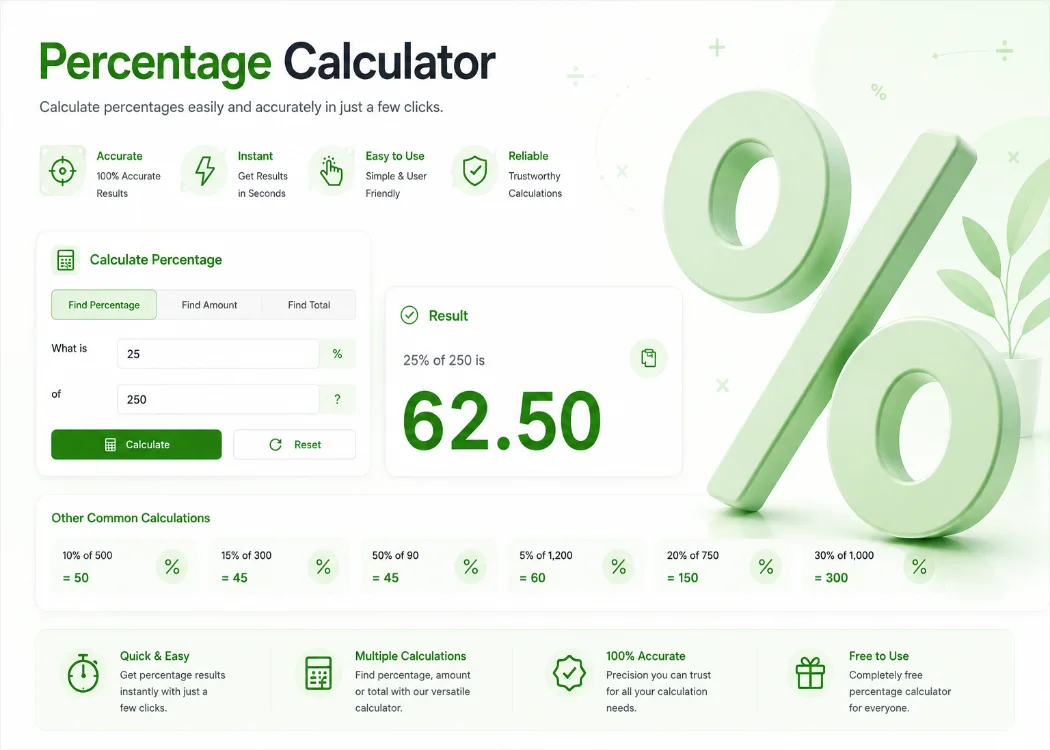 Percentage Calculator